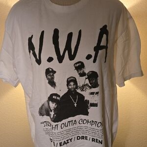 NWA White Graphic T-Shirt